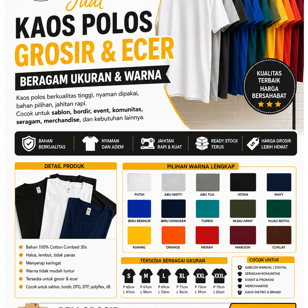 Kaos Polos 24s