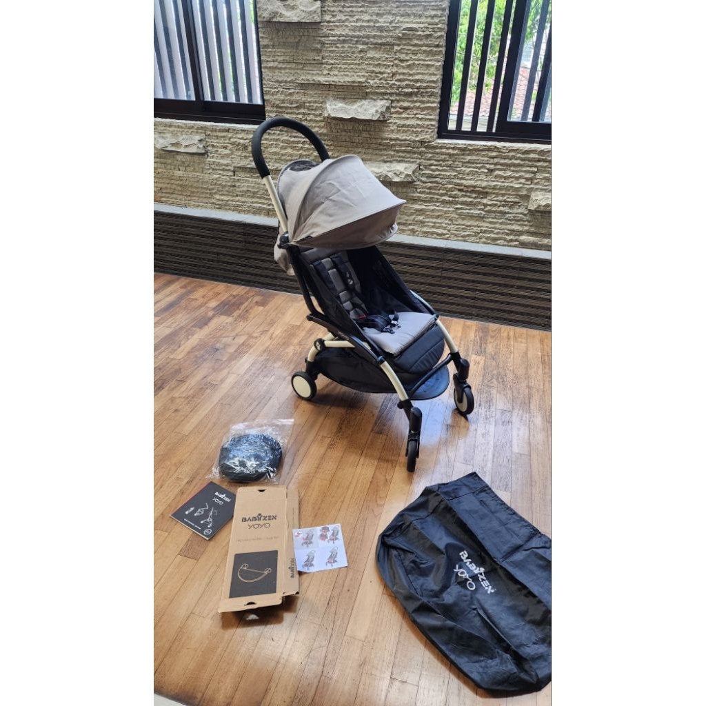 preloved stroller babyzen yoyo + leg rest ori
