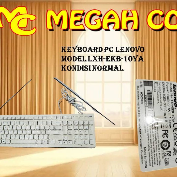 KEYBOARD PC LENOVO MODEL LXH EKB 10YA