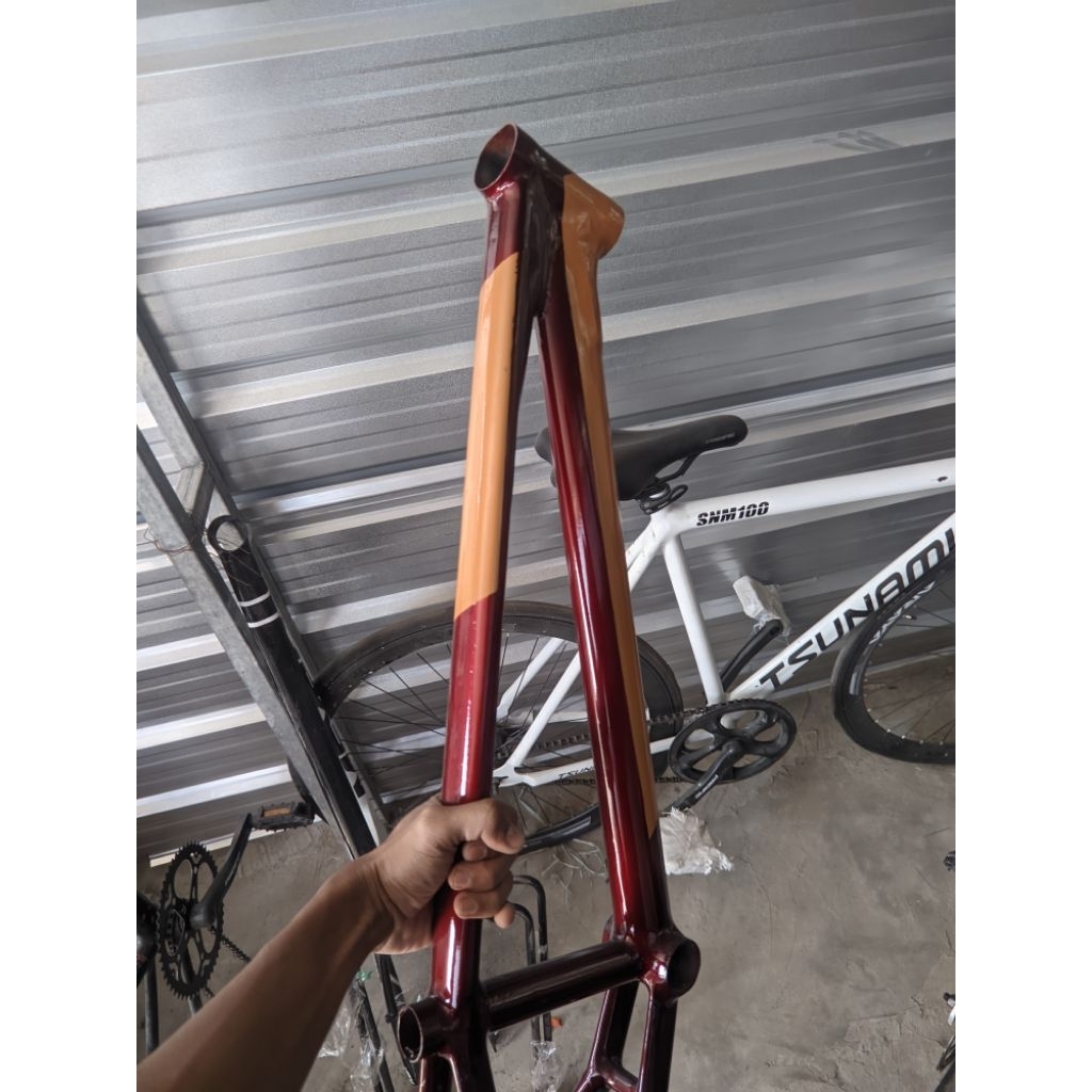 frame replika razor custom steel