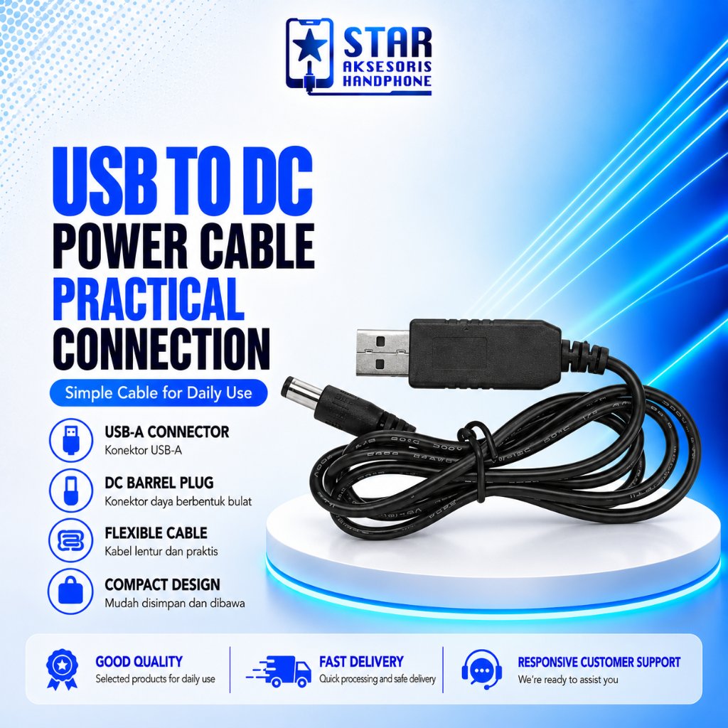 Kabel USB Powebank Kabel Modem Kabel Orbit Telkomsel USB Jack 5V