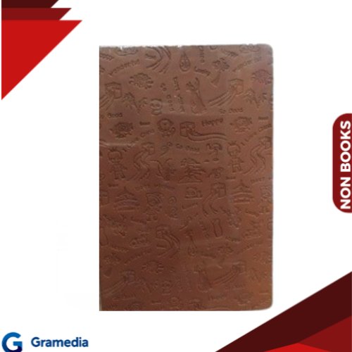 Gramedia Medan - FRONT NOTEBOOK D21-A5 BROWN