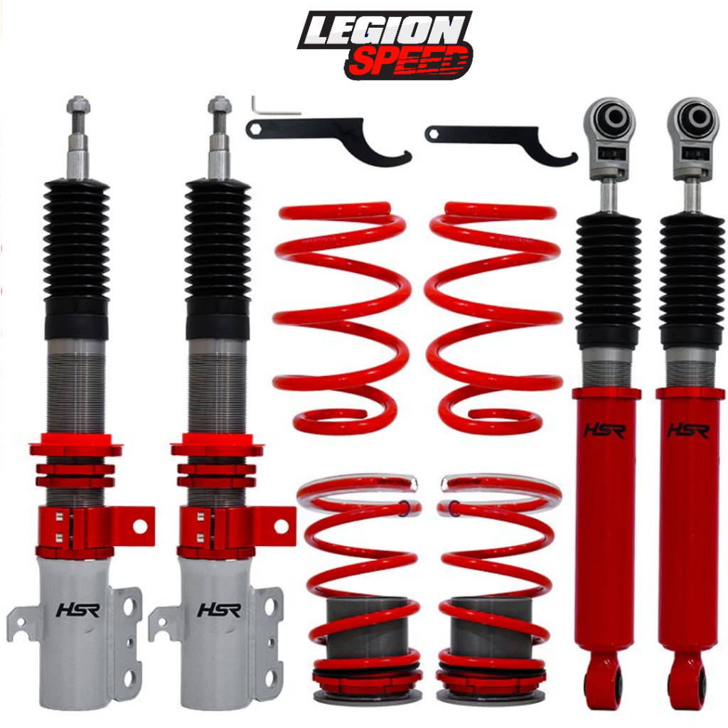 COILOVER HSR RED FRONT REAR TOYOTA CALYA/DAIHATSU SIGRA