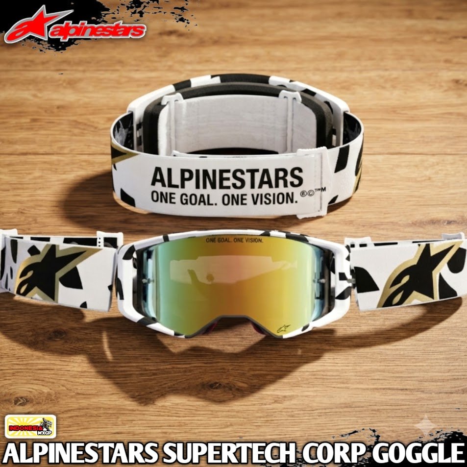 ALPINESTARS SUPERTECH CORP ABSOLUTE VISION GOGGLE - KACAMATA ADVENTURE TRAIL - ENDURO KOMPETISI OFF-