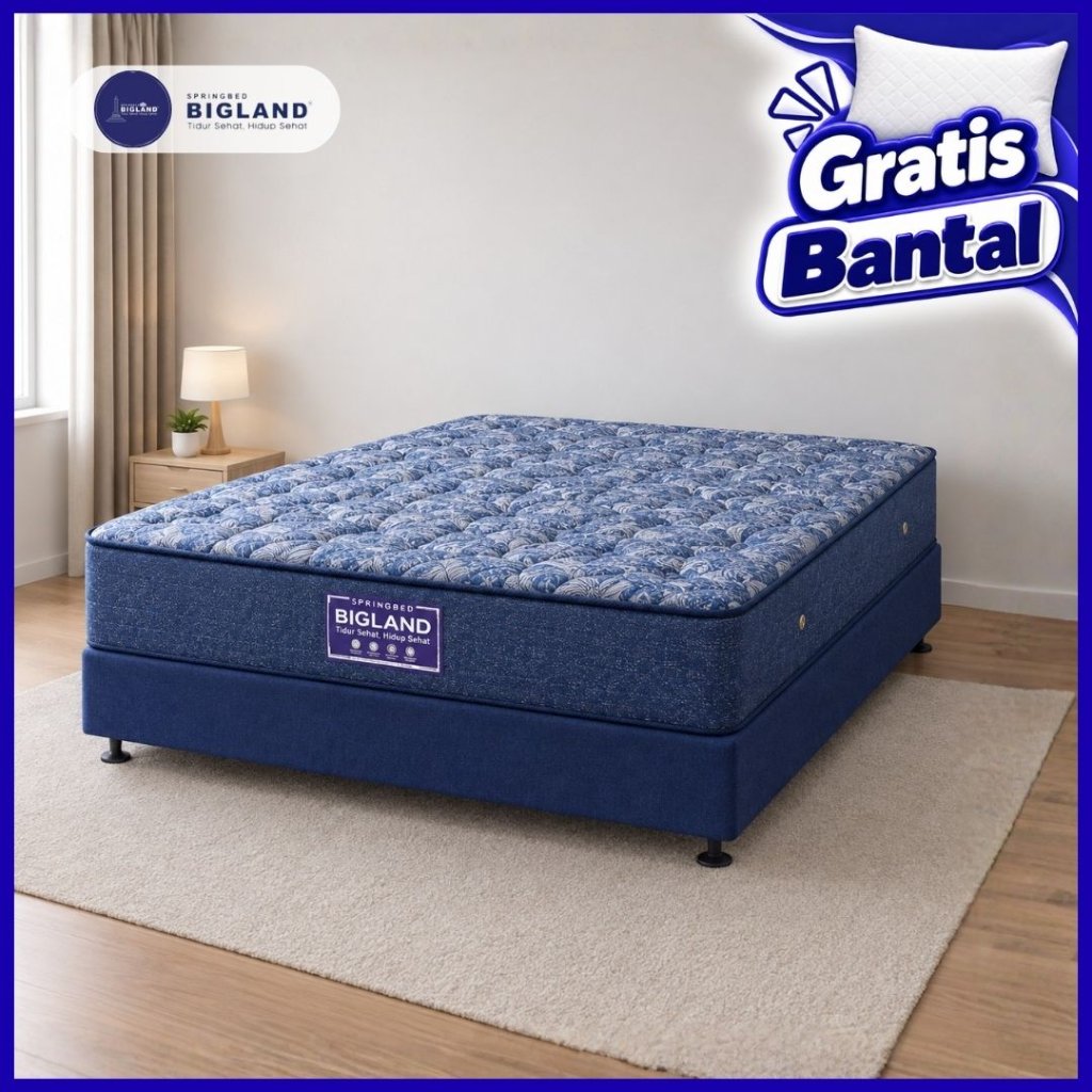 [PROMO] Kasur SpringBed Bigland Superior tebal 25 Anti Kutu 100x200, 120x200, 140x200, 160x200, 180x