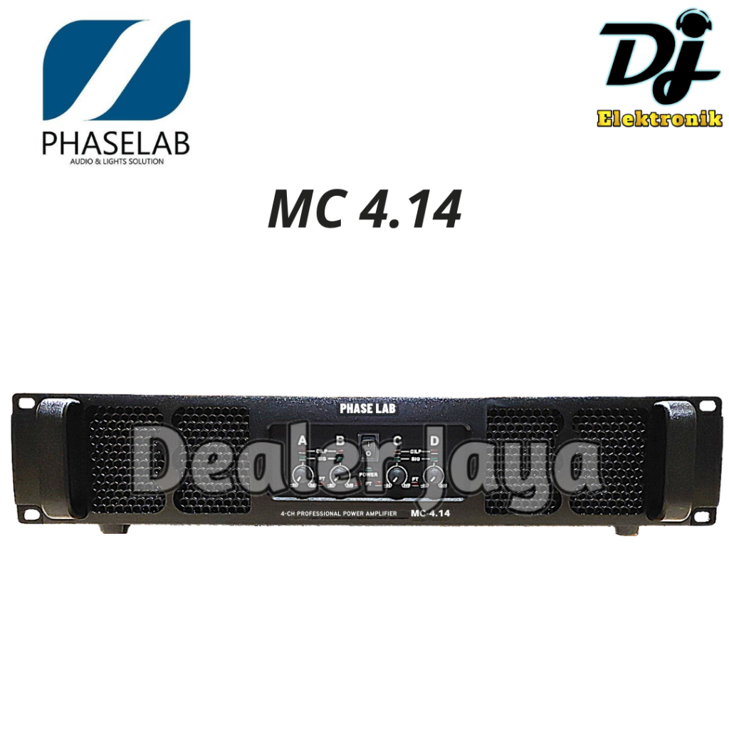 Power Amplifier Phase Lab / Phaselab MC 4.14 / MC4.14 - 4 channel