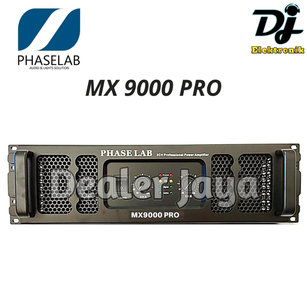PHASELAB MX 9000 PRO - Power Amplifier (2 channel) MX9000 PRO / MX9000PRO Phase Lab