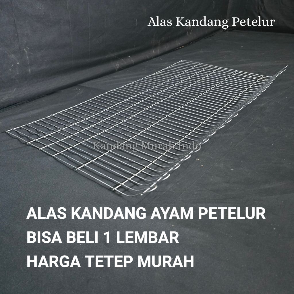 Alas Kandang Ayam Petelur Galvanis Anti Karat Ukuran 110cm & 120cm | Tatakan Kandang Ayam Galvanis |