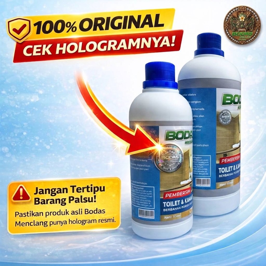 BODAS Menclang Pembersih Kerak Toilet Kamar Mandi 1000 ml Original