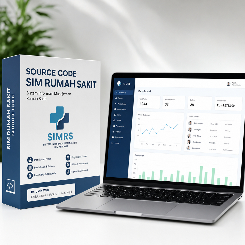 Aplikasi SIM-RS Berbasis Website | Source Code