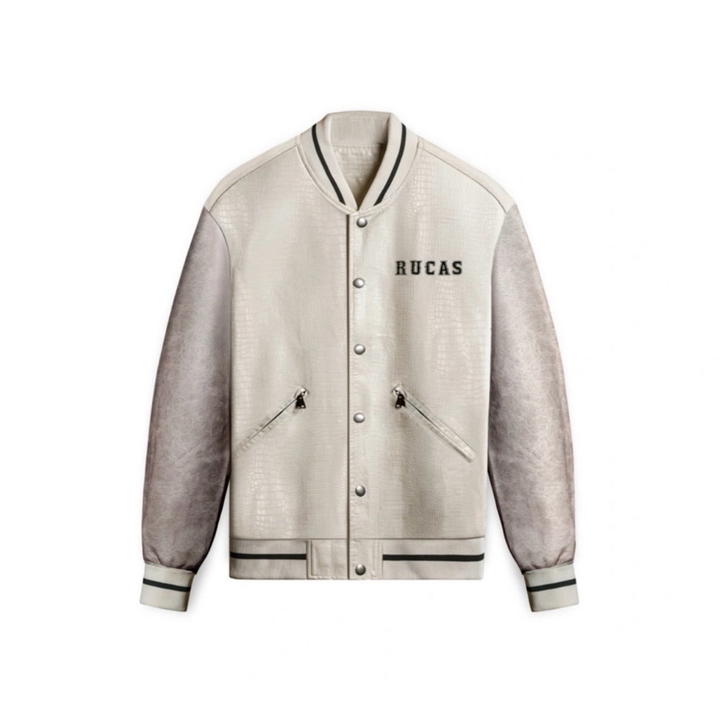 RUCAS JACKET WHITE LEATHER