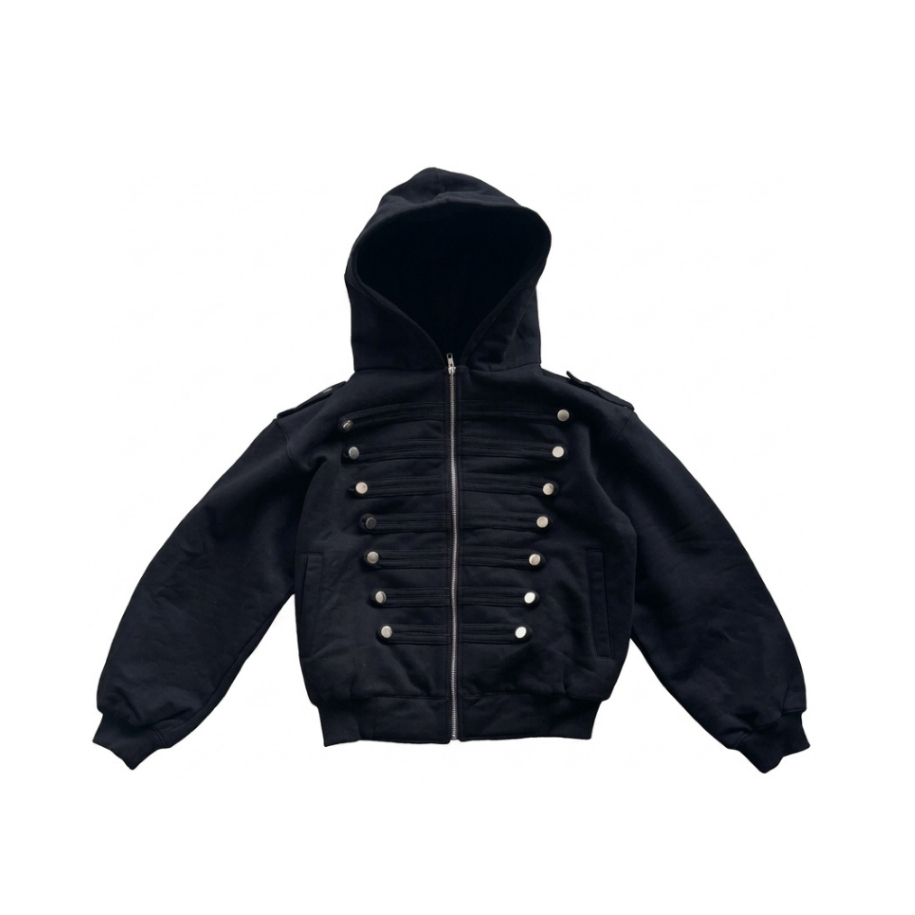 AUTHLINE Napoleon Hoodie | 100% heavyweight cotton jacket