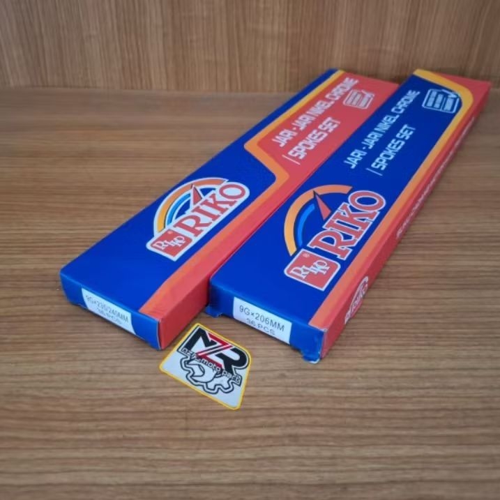 JARI JARI KLX 150 HOLE 36//RUJI KAWASAKI KLX S/KLX BF/D TRACKER 206/235-240 21-18  DEPAN BELAKANG