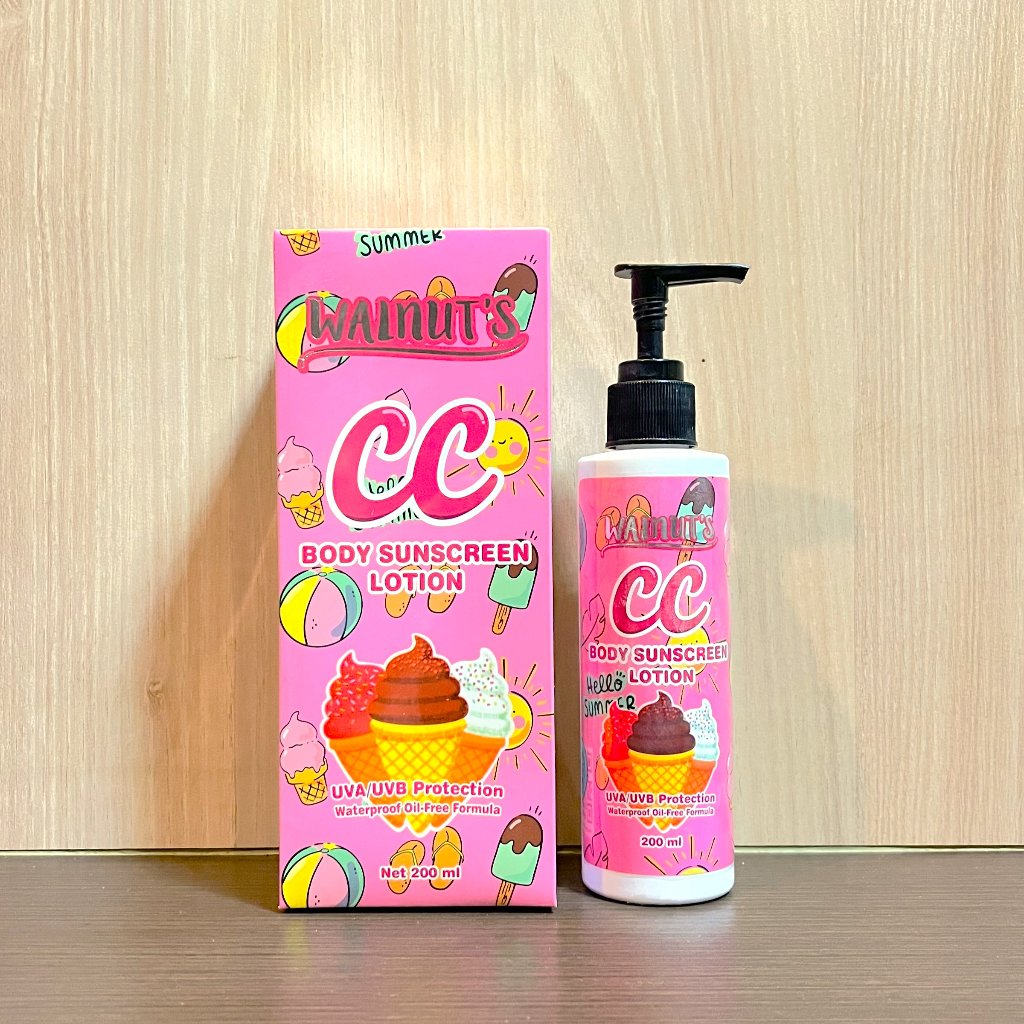 [LOKAL] WALNUT'S CC Body Sunscreen Lotion 200ml Indonesia
