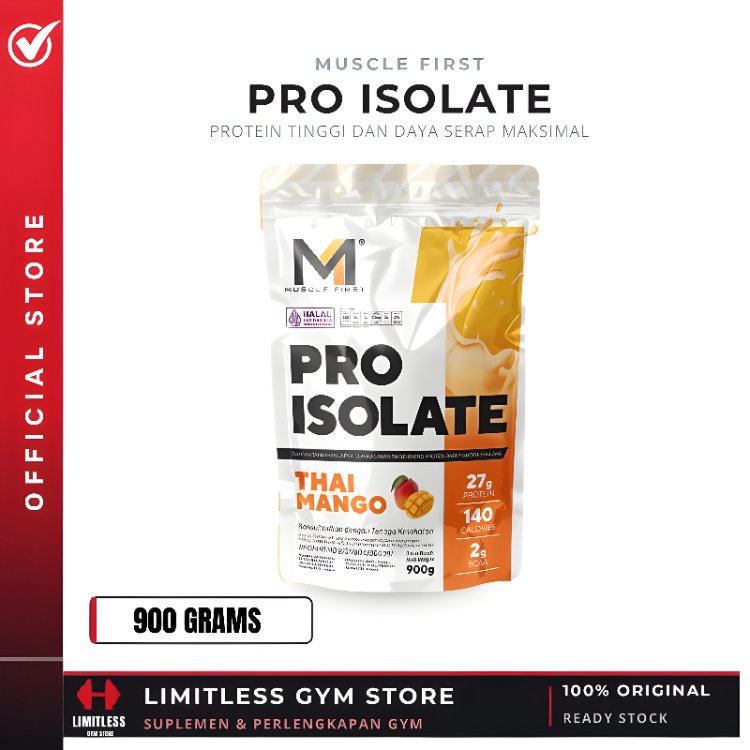 M1 PRO ISOLATE 2 LBS Susu Musclefirst Diet Cutting BPOM Halal