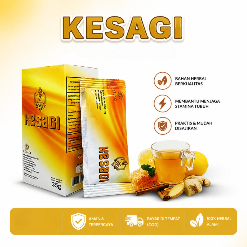 Kosagi Hesagi | Kesagi Minuman Herbal Bahan Berkualitas Praktis & Mudah Disajikan