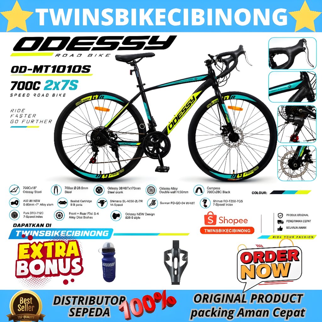 Sepeda Roadbike Balap Odessy 1010 XITZ NEW 2025