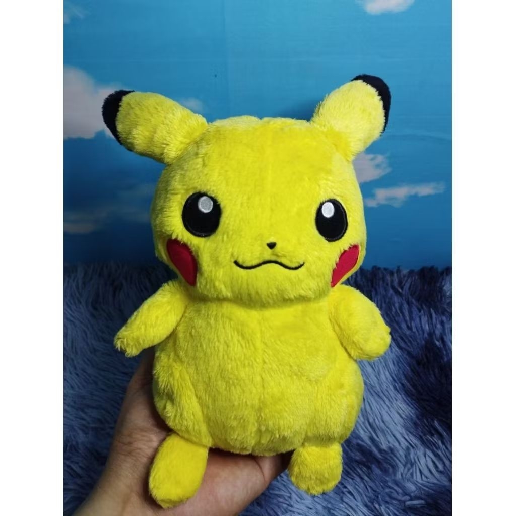 TAKARA TOMY CHANGI POKEMON PIKACHU PLUSH Boneka Pokemon Pikachu Changi Original Takara Tomy Pokemon 