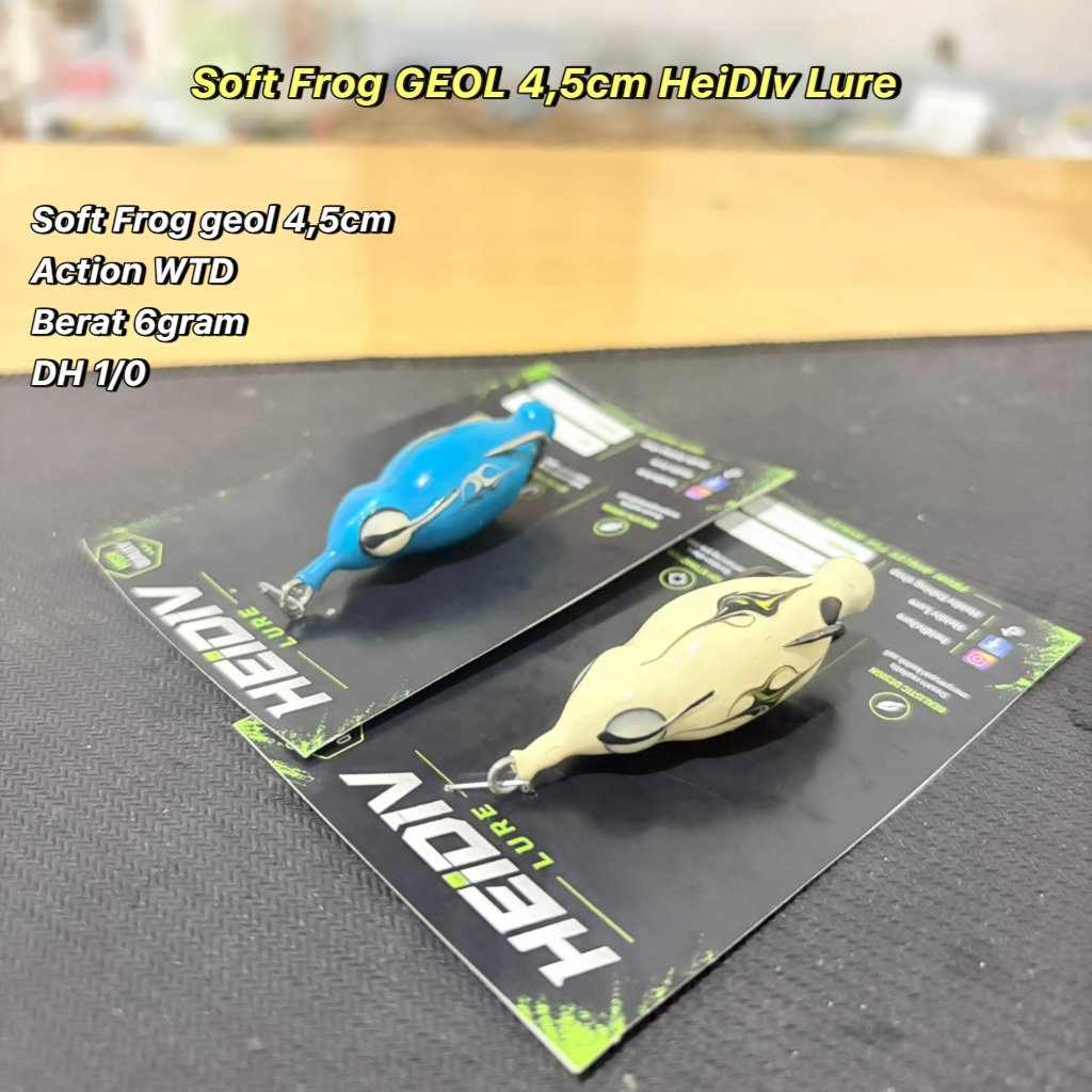 SoftFrog GEOL 4,5cm HeiDiv Lure Action WTD Berat 6gram