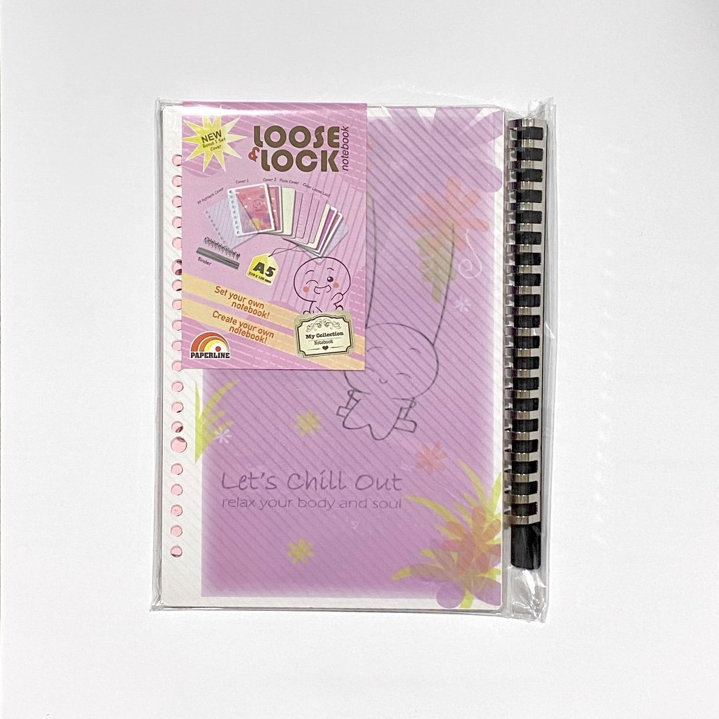 paperline loose and lock notebook A5