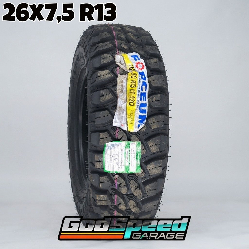 Ban cangkul R13 ukuran 26X7,5 untuk pickup merk forceum MT08 awet murah