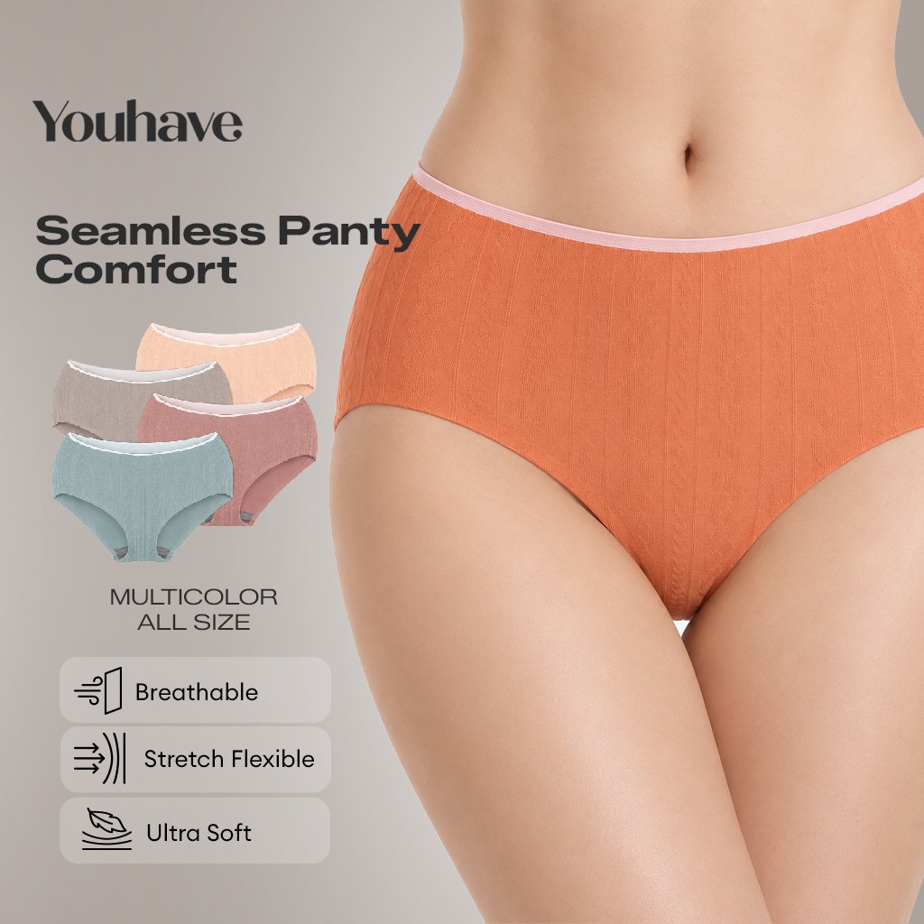 You’ve (YouHave) Celana Dalam Seamless CD Seamless CD Wanita Panty Katun 300064