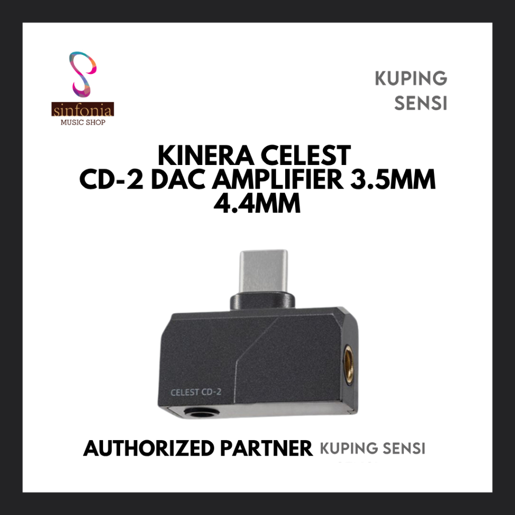 Kinera Celest CD-2 Portable Headphone DAC Amplifier 3.5mm 4.4mm
