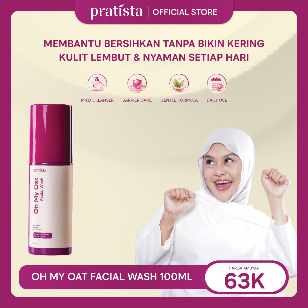 Pratista - Oh My Oat Facial Wash 100ml