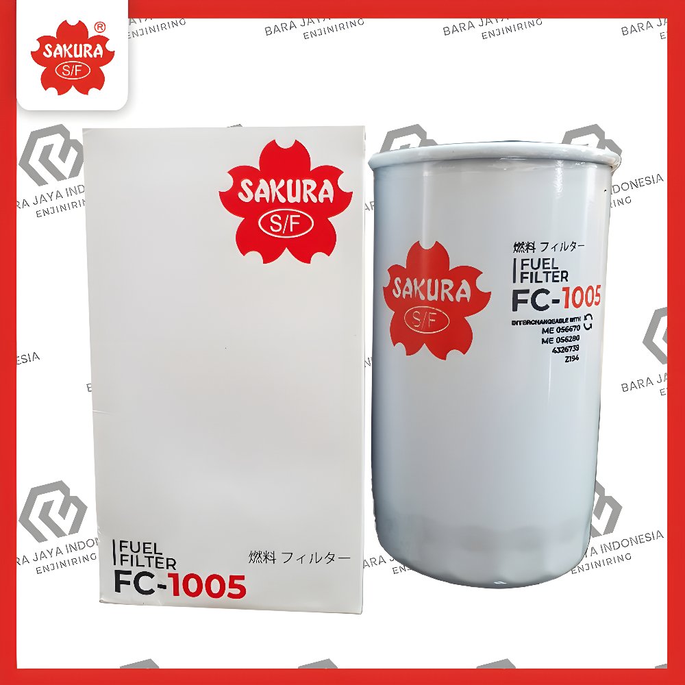 SAKURA FUEL FILTER FC-1005 FILTER SOLAR FUSO FIGHTER FUSO FM517