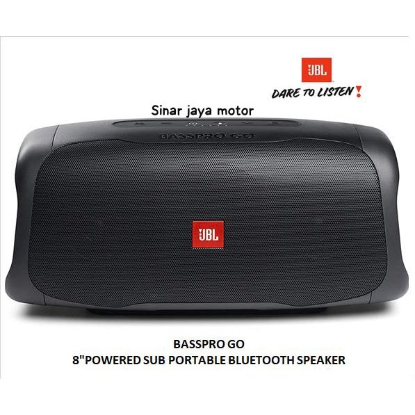 JBL BassPro GO Portable Active Subwoofer and Bluetooth Speaker Mobil (bagasi)