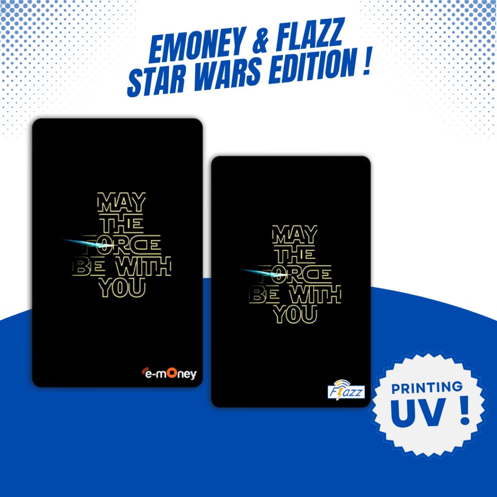 Kartu E-Wallet Flazz Gen 2 BCA & Emoney Mandiri - Star Wars - Support NFC