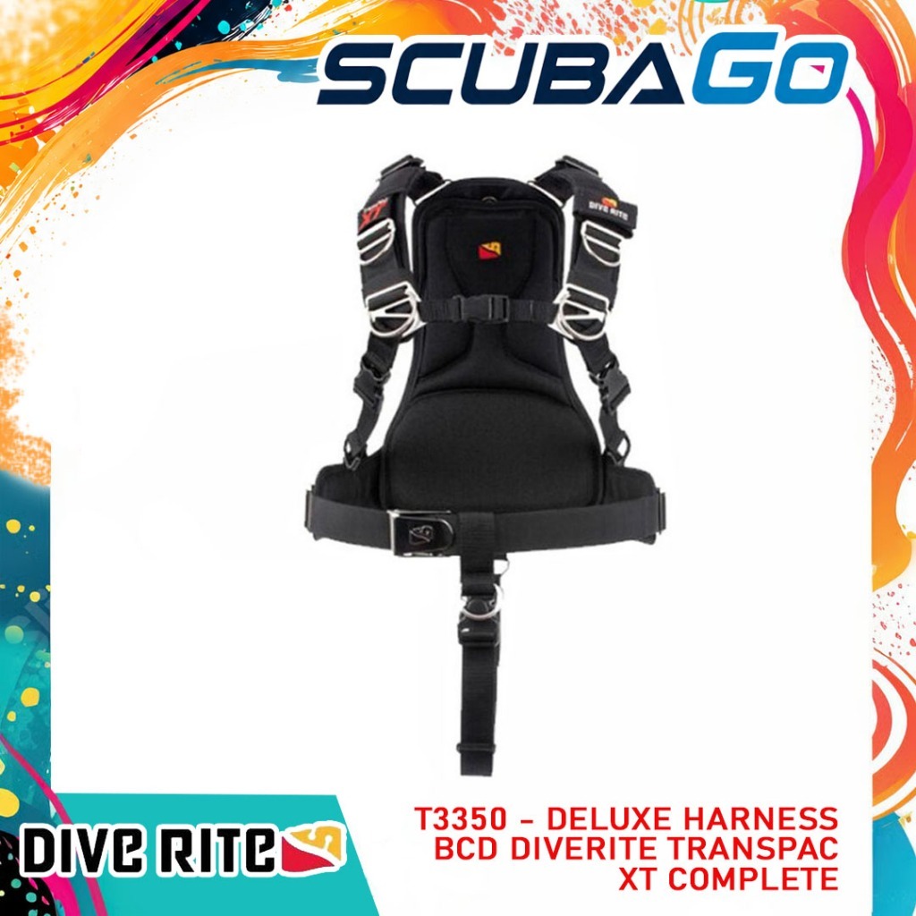 T3350 Deluxe Harness BCD Diverite Transpac XT Complete Jacket Bcd Sidemount Dive Rite Selam Technica