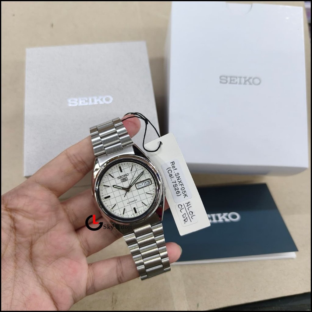 SEIKO 5 SNXF05K Jam Tangan Pria Automatic