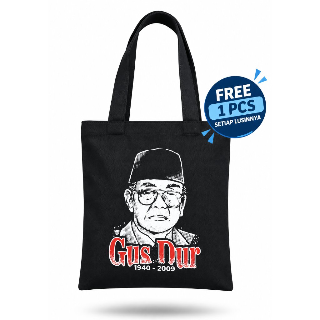 Custom Totebag Kanvas Hitam Tebal Berkualitas - Custom Tote Bag Kanvas Hitam