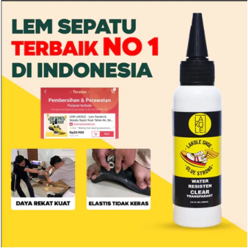 Lem Sepatu Lakole Super Kuat | Lem Sol Sepatu & Sandal + Primer Cleaner