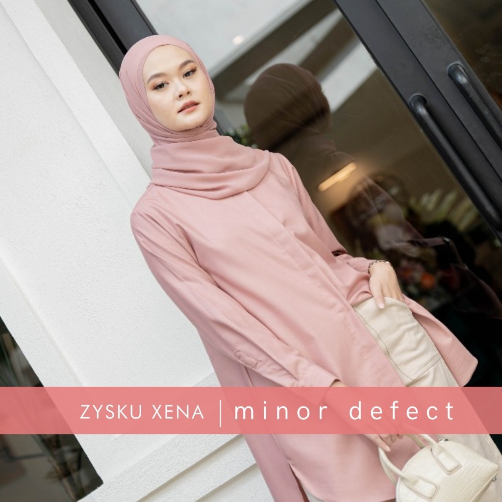 Zysku Xena | Minor Defect | Basic Shirt | Kemeja Kantor Formal Wanita Lengan Panjang