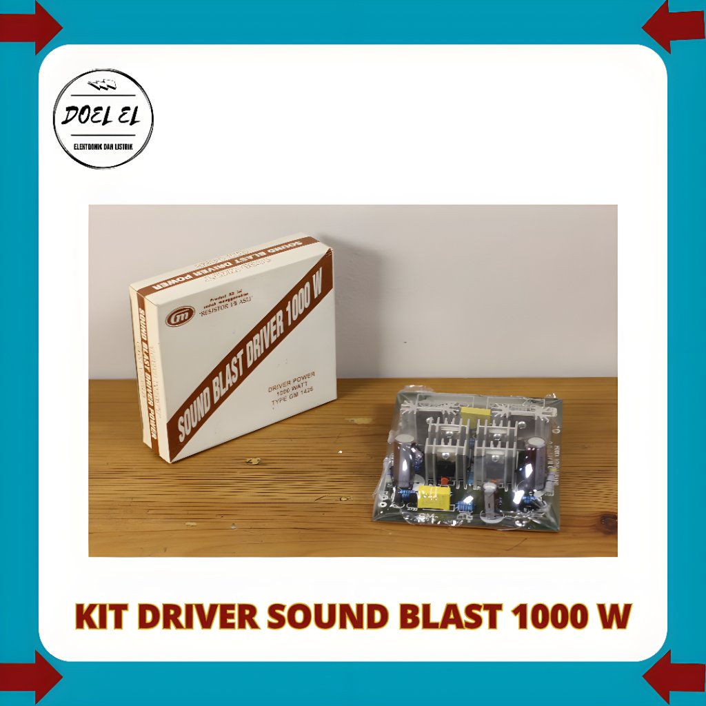 KIT DRIVER SOUNDBLAST POWER MONO 1000 WATT | SOUND BLAST | MERK GM