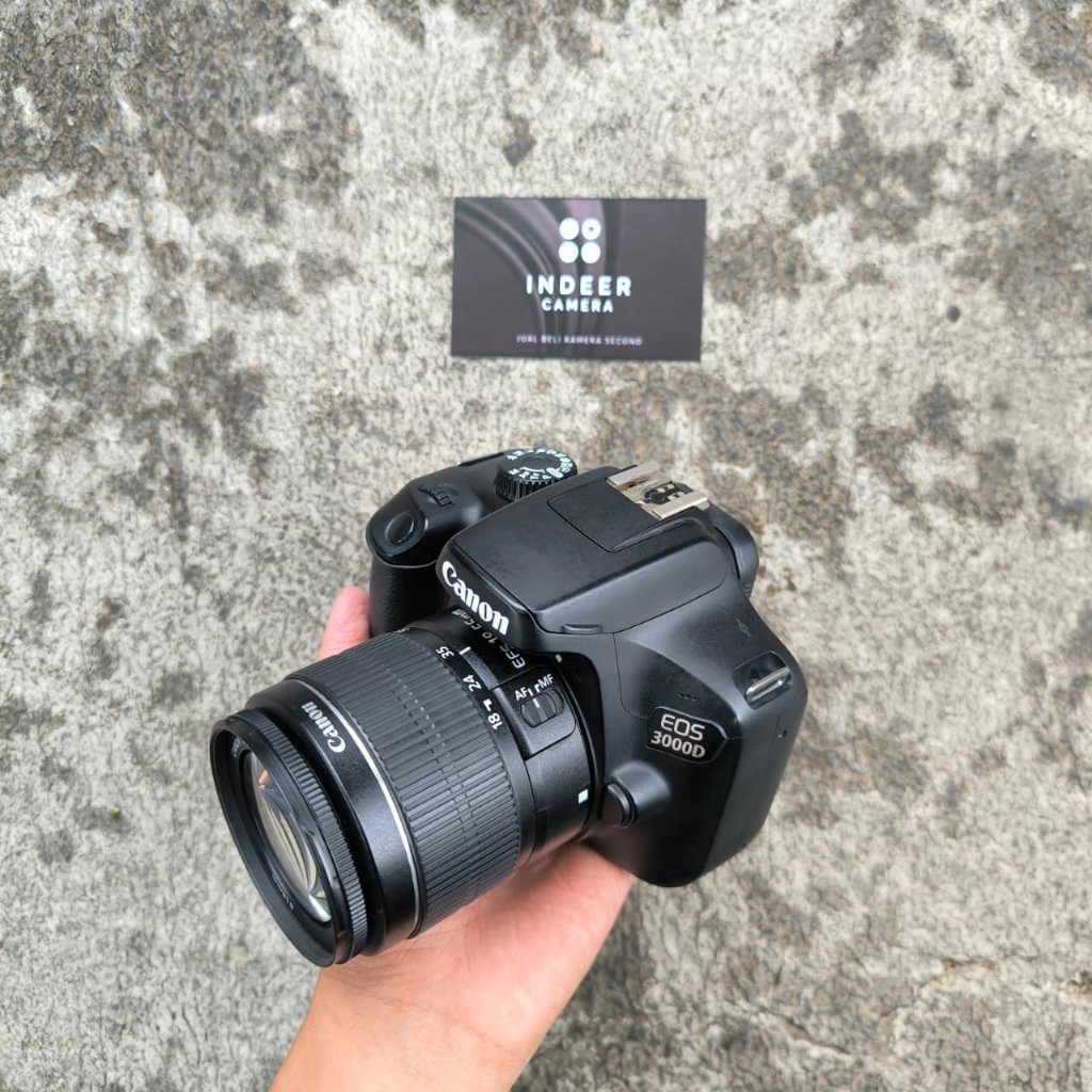 CANON 3000D KIT 18-55MM III SECCOND 100% GARANSI, BUKAN CANON 400D, CANON 1500D, CANON 1300D
