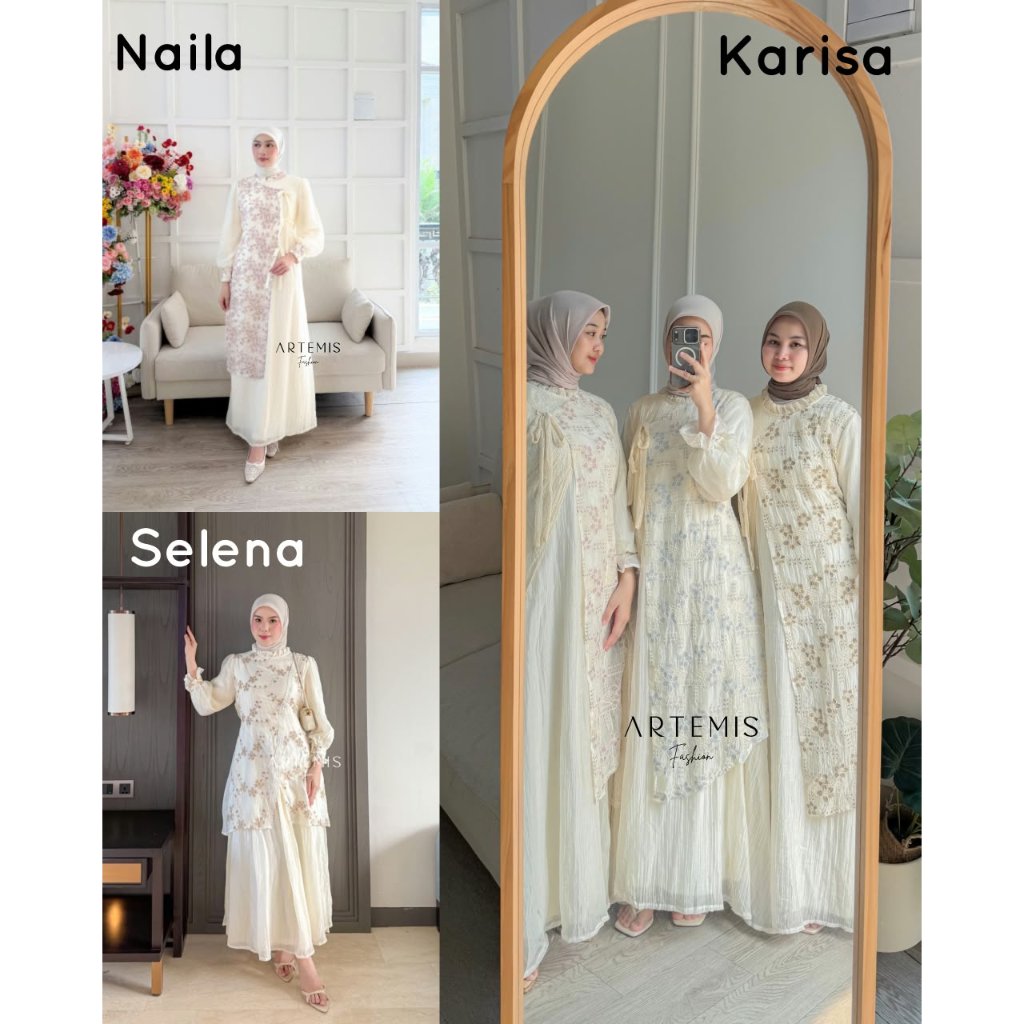ARTEMIS FASHION - KARISA P1 P2 / NAILA P2 P3  / SELENAA P2  P3 GAMIS DRESS