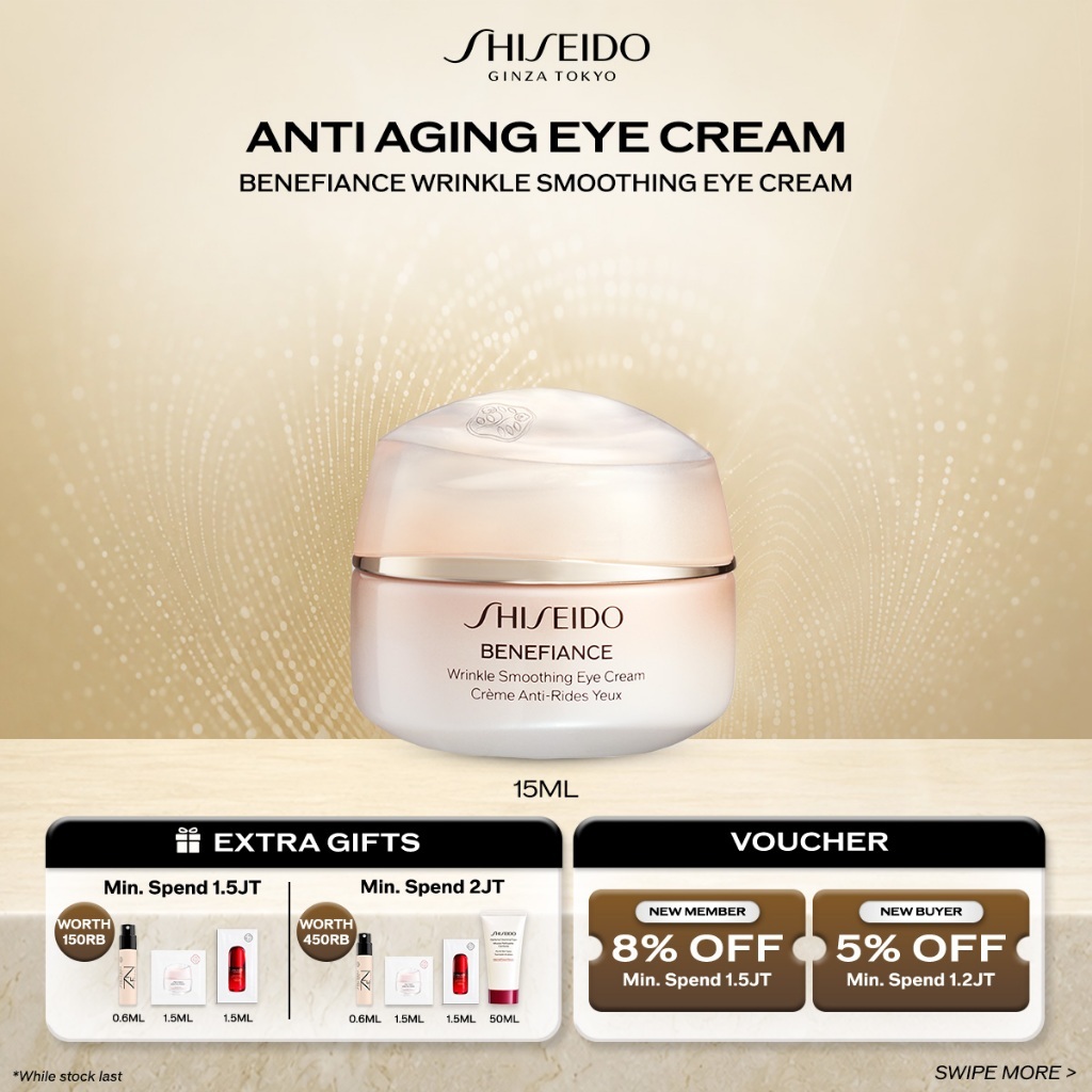 Shiseido New Benefiance Wrinkle Smoothing Eye Cream 15ml