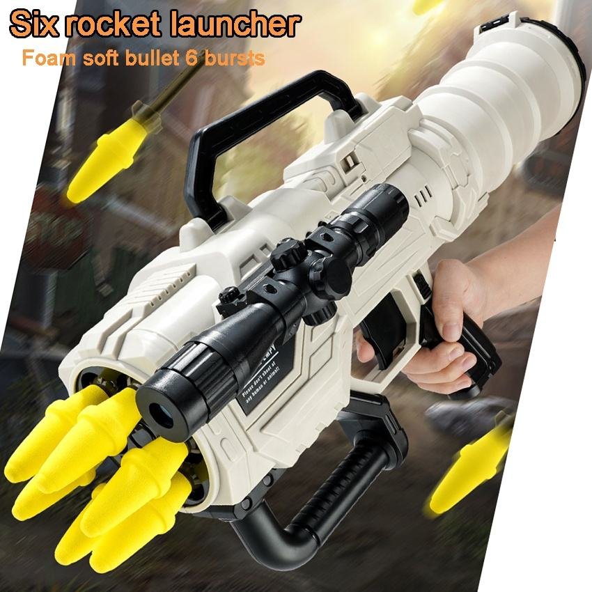 Cruzer Bazooka Rocket Launcher Weapon X Basoka Mainan Anak Mainan Pistol Bazoka Peluncur Roket RPG d
