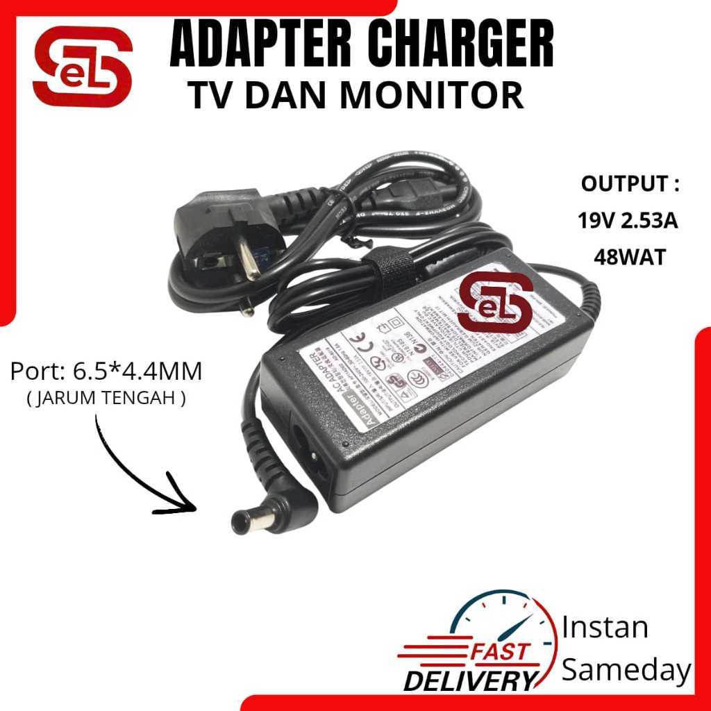 Adaptor TV LED Samsung 22inch–42inch 19Volt 2.53A Original Pengisi Daya Tv Televisi Samsung