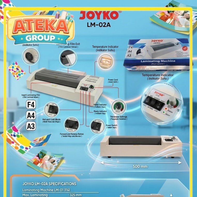 JOYKO LAMINATING MACHINE LM-02 ~ A MESIN LAMINATING