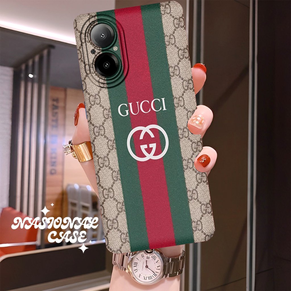 Softcase Hp For Realme C67 Cassing Terbaru Lentur Motif Gucci Keren Case Hp Kekinian