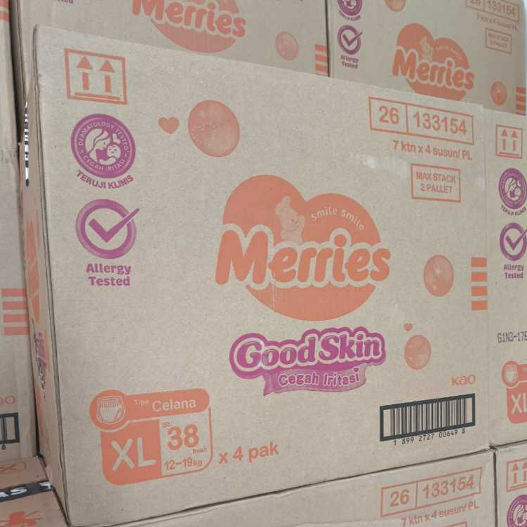 [KARTON] MERRIES GOOD SKIN M48/L42/XL38 - EXPIRED 2029