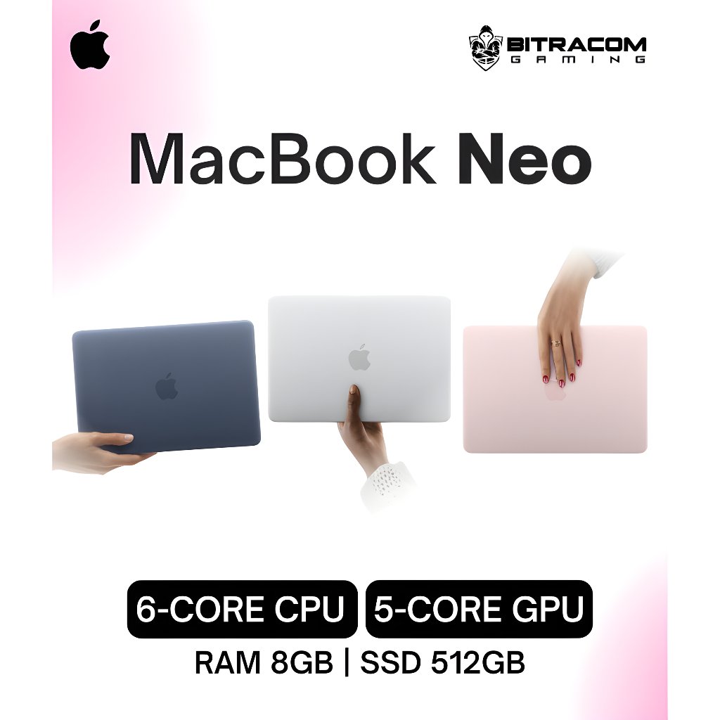 Laptop Apple Macbook Neo Ram 8GB SSD 512GB Mac OS Apple Macbook Neo