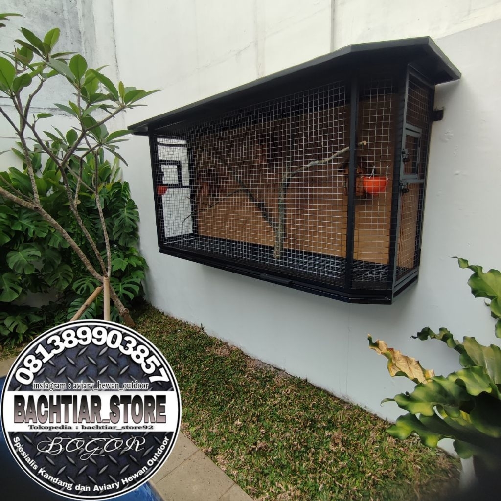 KANDANG AVIARY MINI OUTDOOR DINDING