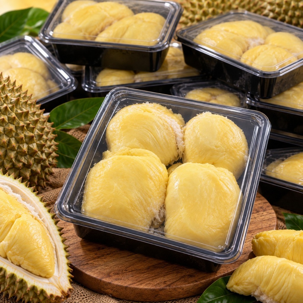 Durian Kupas Montong Grade A Hemat Beli 1kg-2kg Kualitas Premium - Panen Buah - Gratis Ongkir - COD 