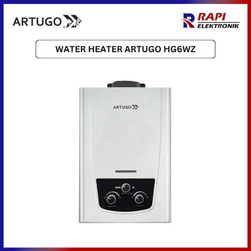 WATER HEATER ARTUGO HG6WZ - ARTUGO Water Heater Gas Low Pressure 6 Liter