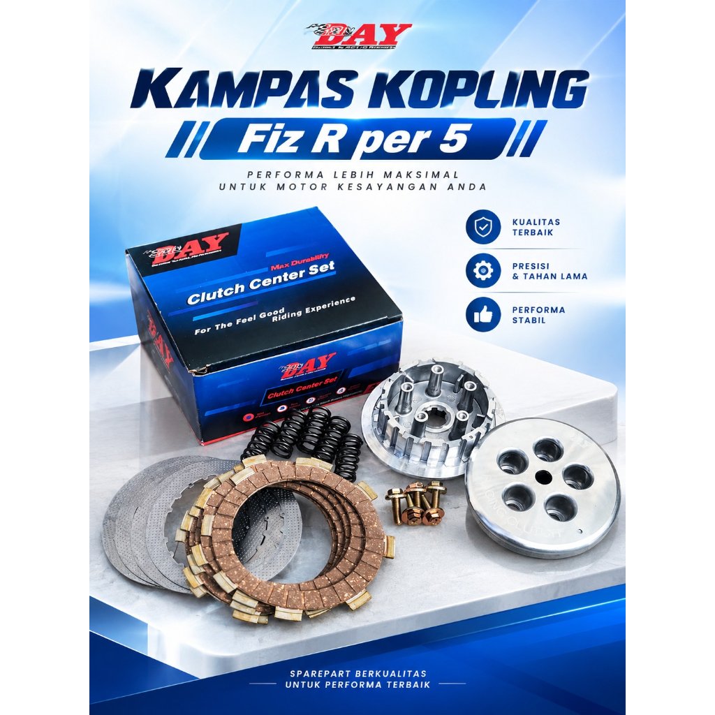 Kampas Kopling Per 5 F1ZR FIZR FIZ R | House Rumah kampas Kopling Per 5 XGP pnp Tiger MP